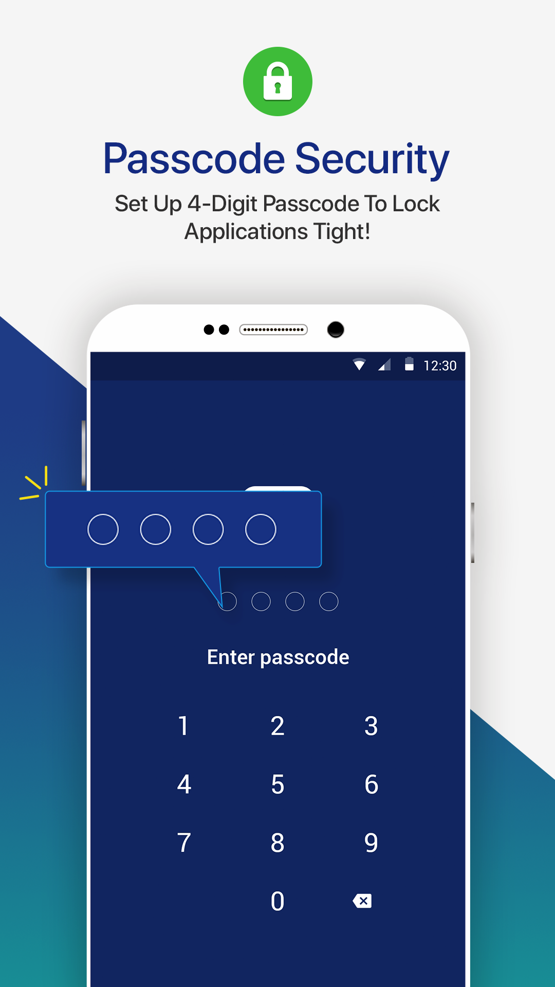اسکرین شات 2 برنامه App Lock - Secure Your Apps