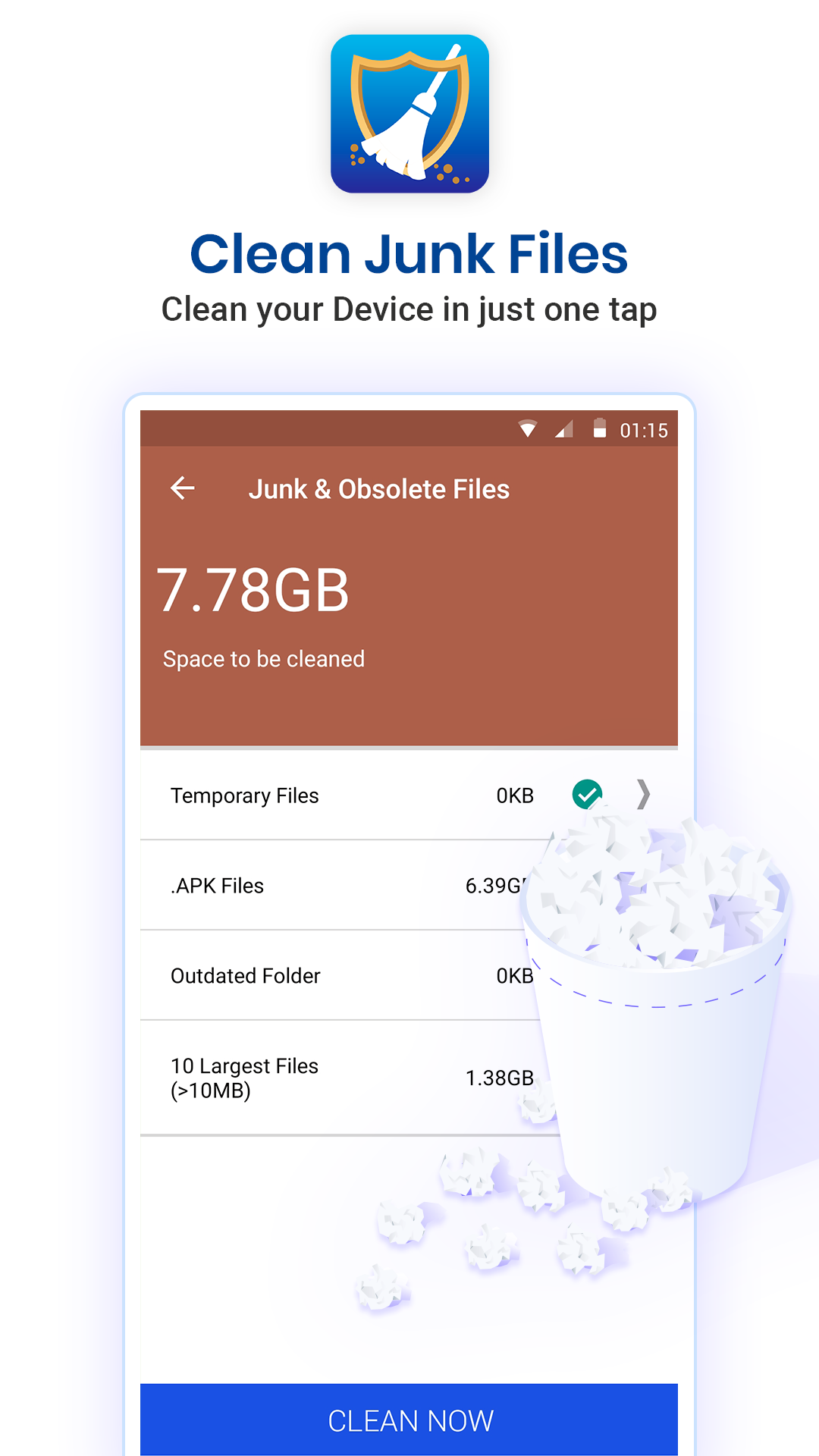 اسکرین شات 2 برنامه Smart Phone Cleaner