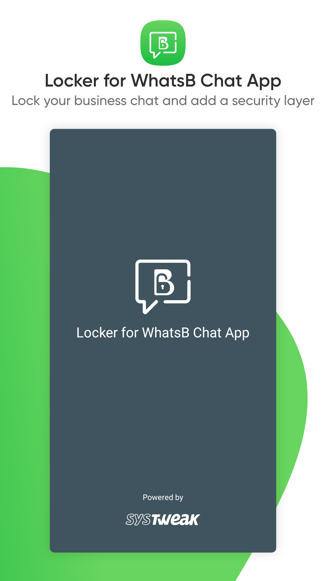 اسکرین شات 1 برنامه Locker for WhatsB Chat App