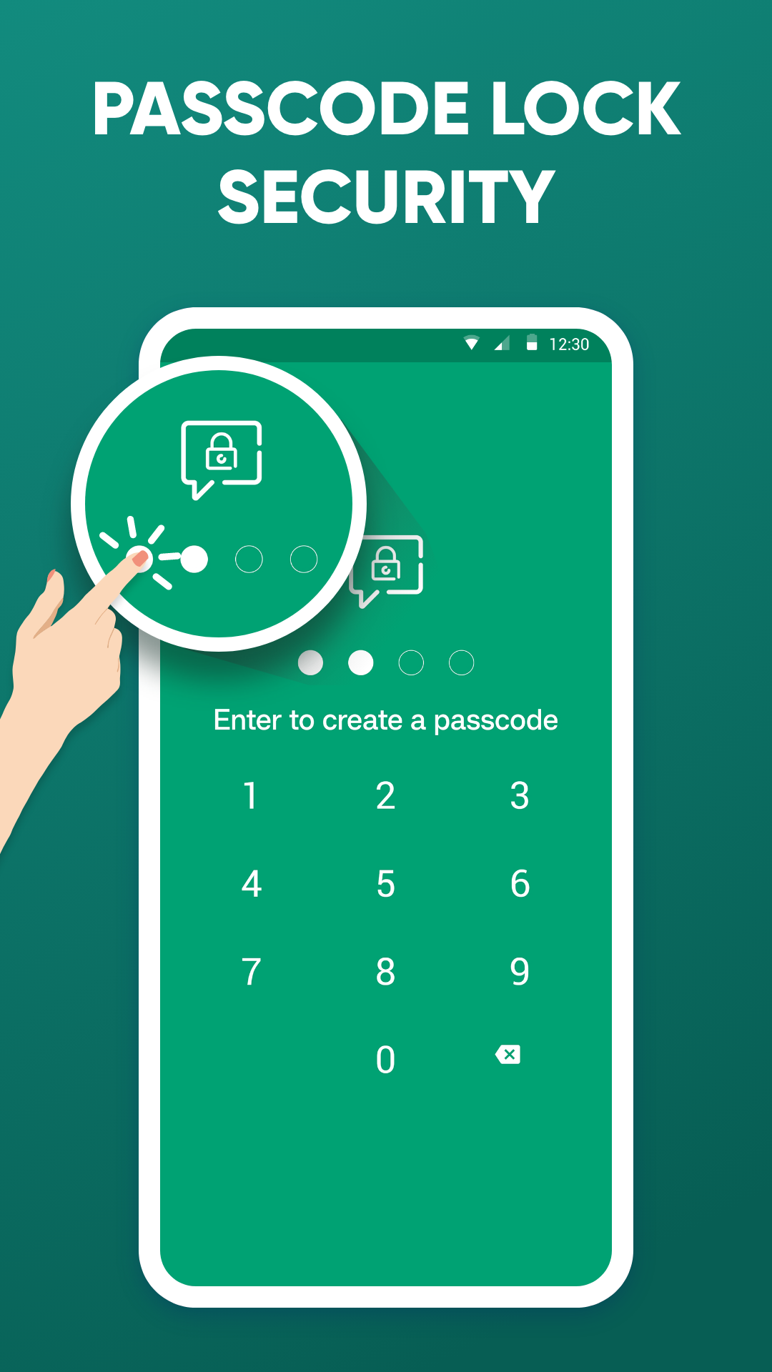 اسکرین شات 6 برنامه Locker for Whats Chat App