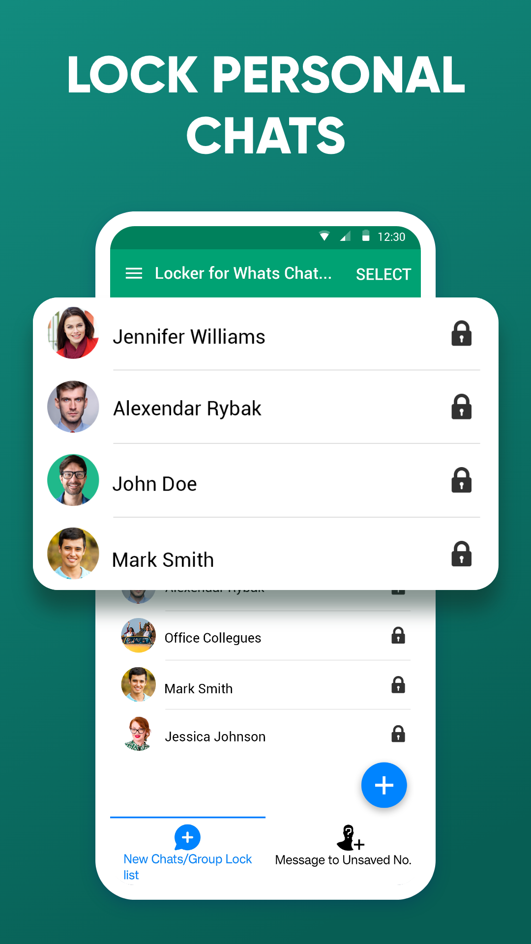 اسکرین شات 3 برنامه Locker for Whats Chat App