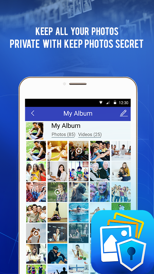 اسکرین شات 3 برنامه Keep Photos Secret:Hide Photos
