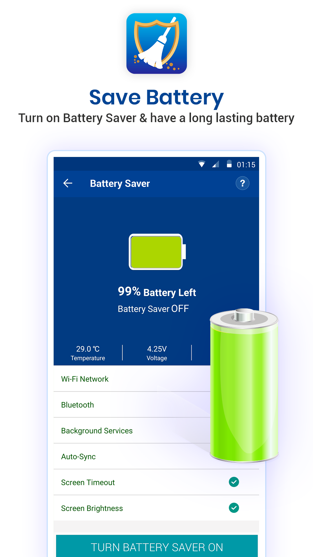 اسکرین شات 2 برنامه Smart Phone Cleaner