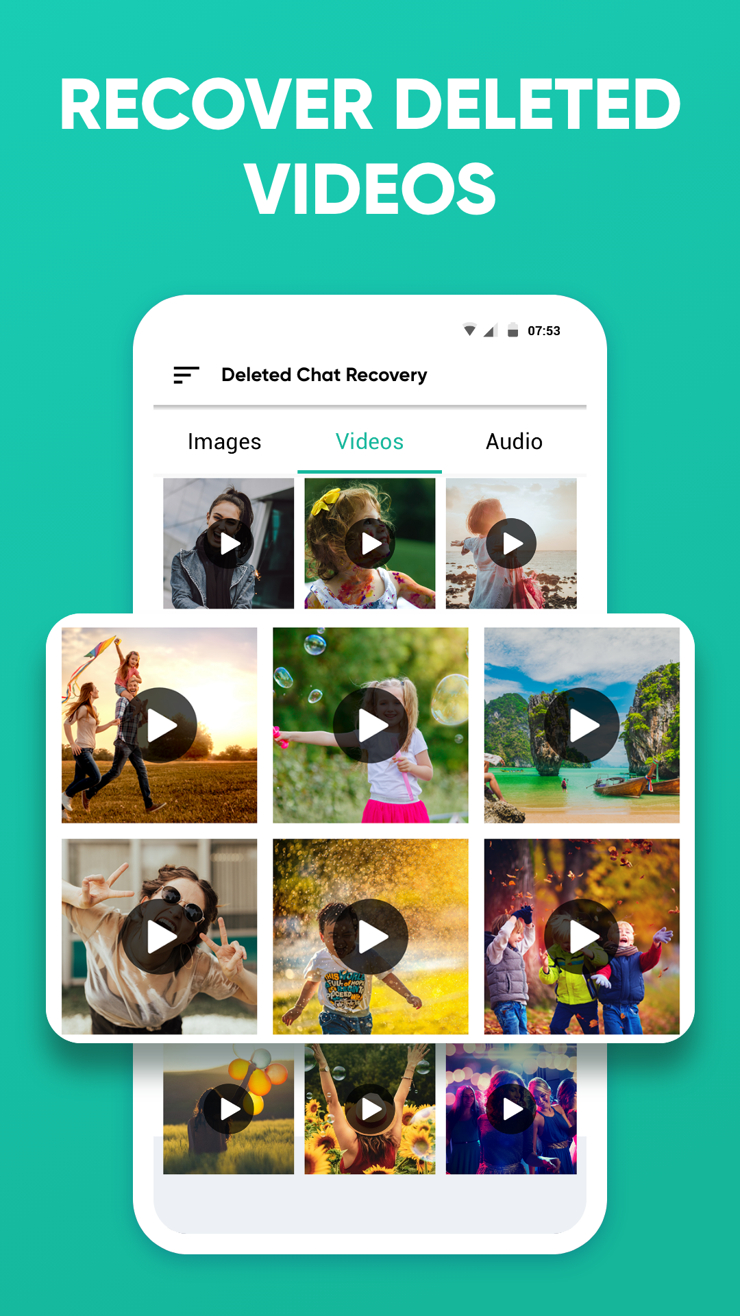 اسکرین شات 3 برنامه Deleted Chat Recovery