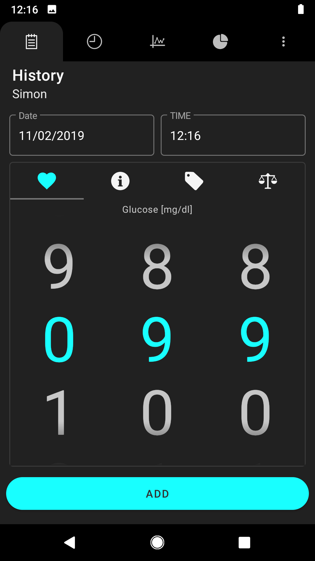 اسکرین شات 8 برنامه Diabetes