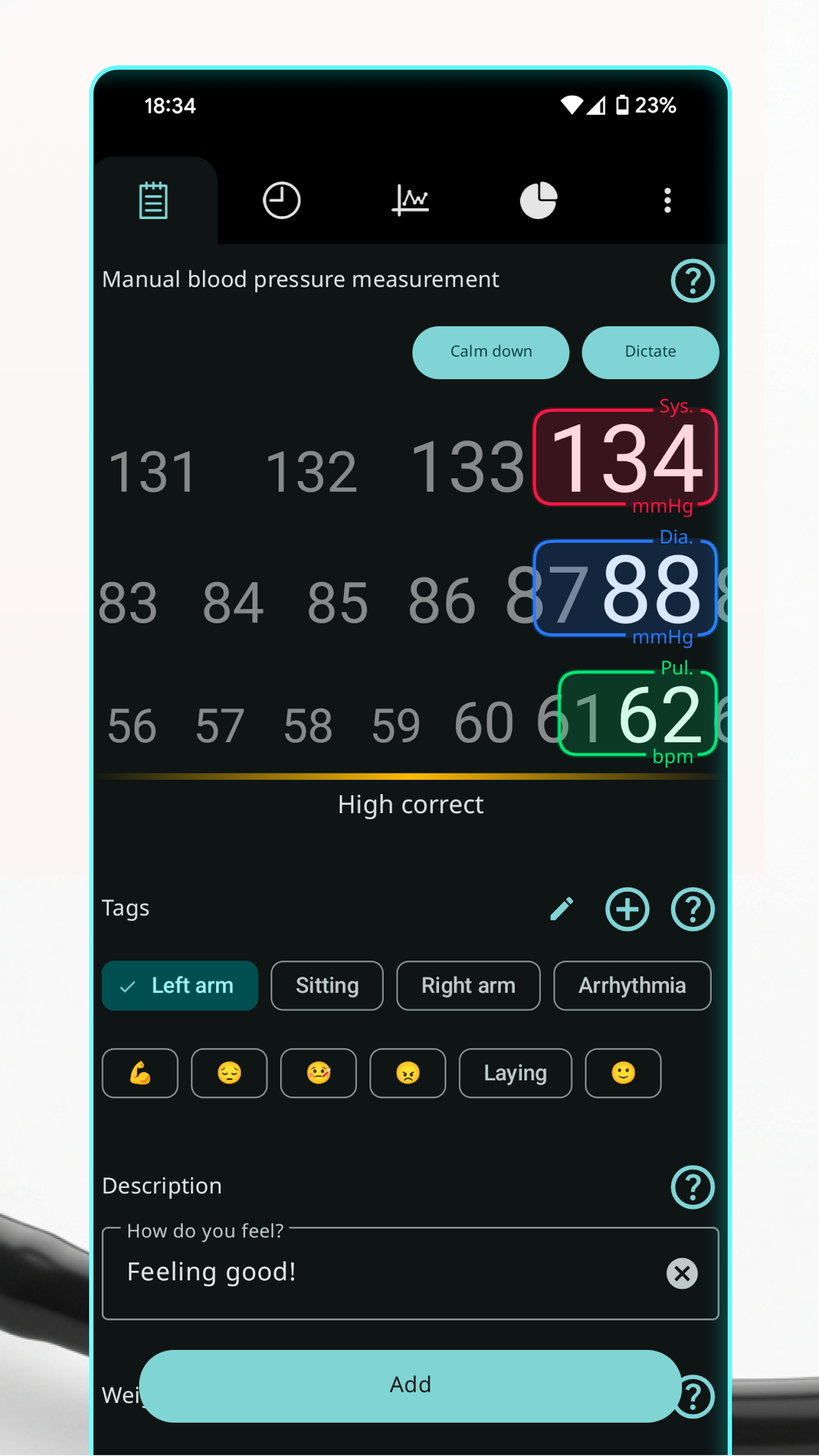 اسکرین شات 2 برنامه Blood Pressure