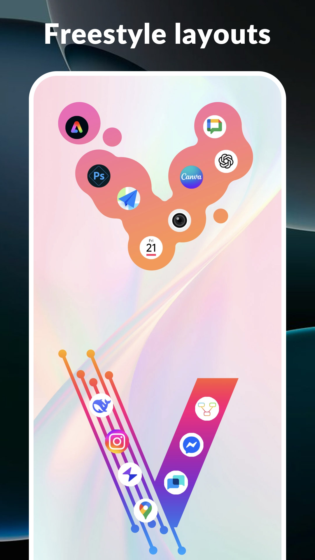 اسکرین شات 6 برنامه Victor Launcher