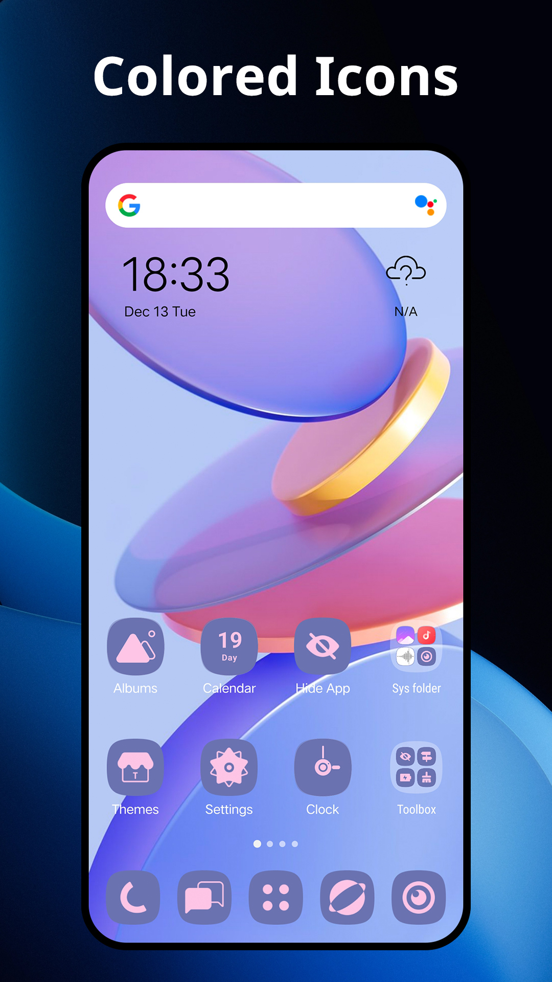 اسکرین شات 3 برنامه T13 Launcher for Android 13