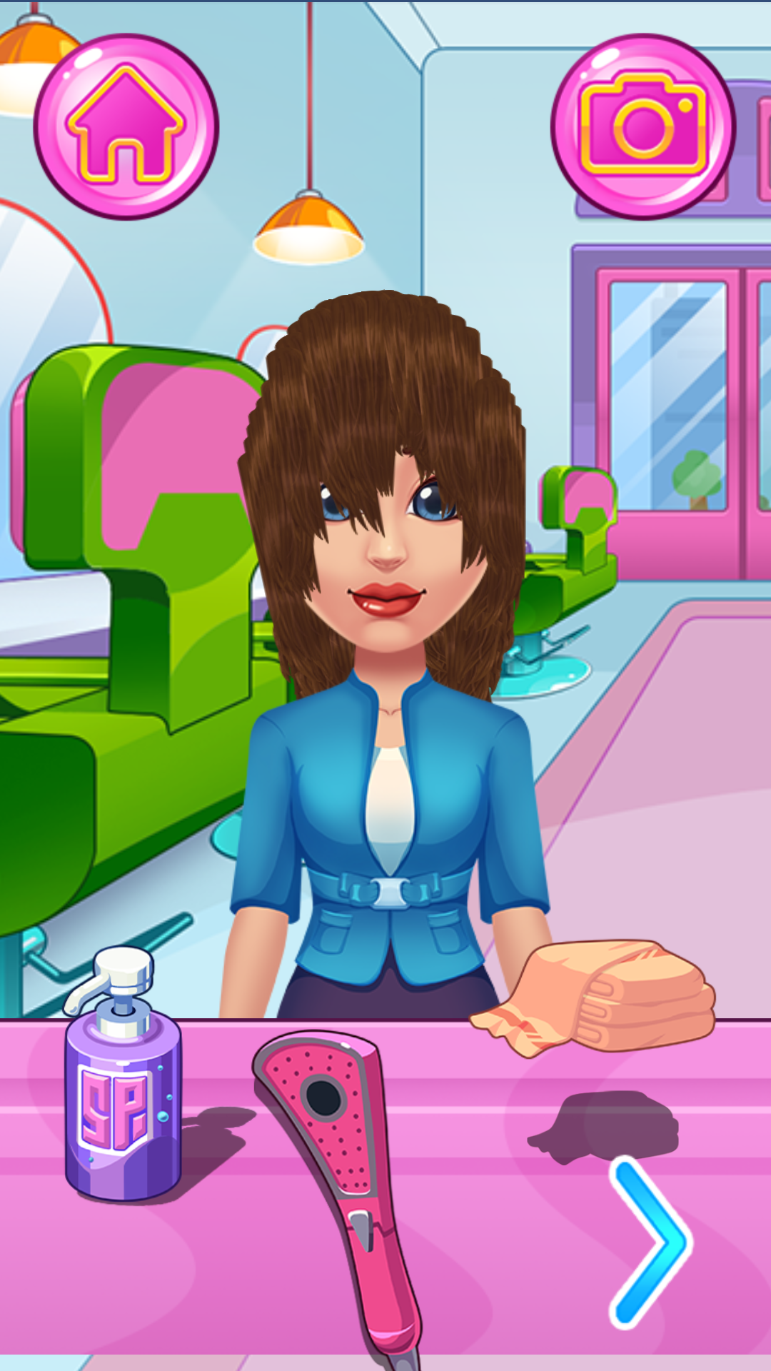 اسکرین شات 2 بازی Beauty salon: Hairdressers