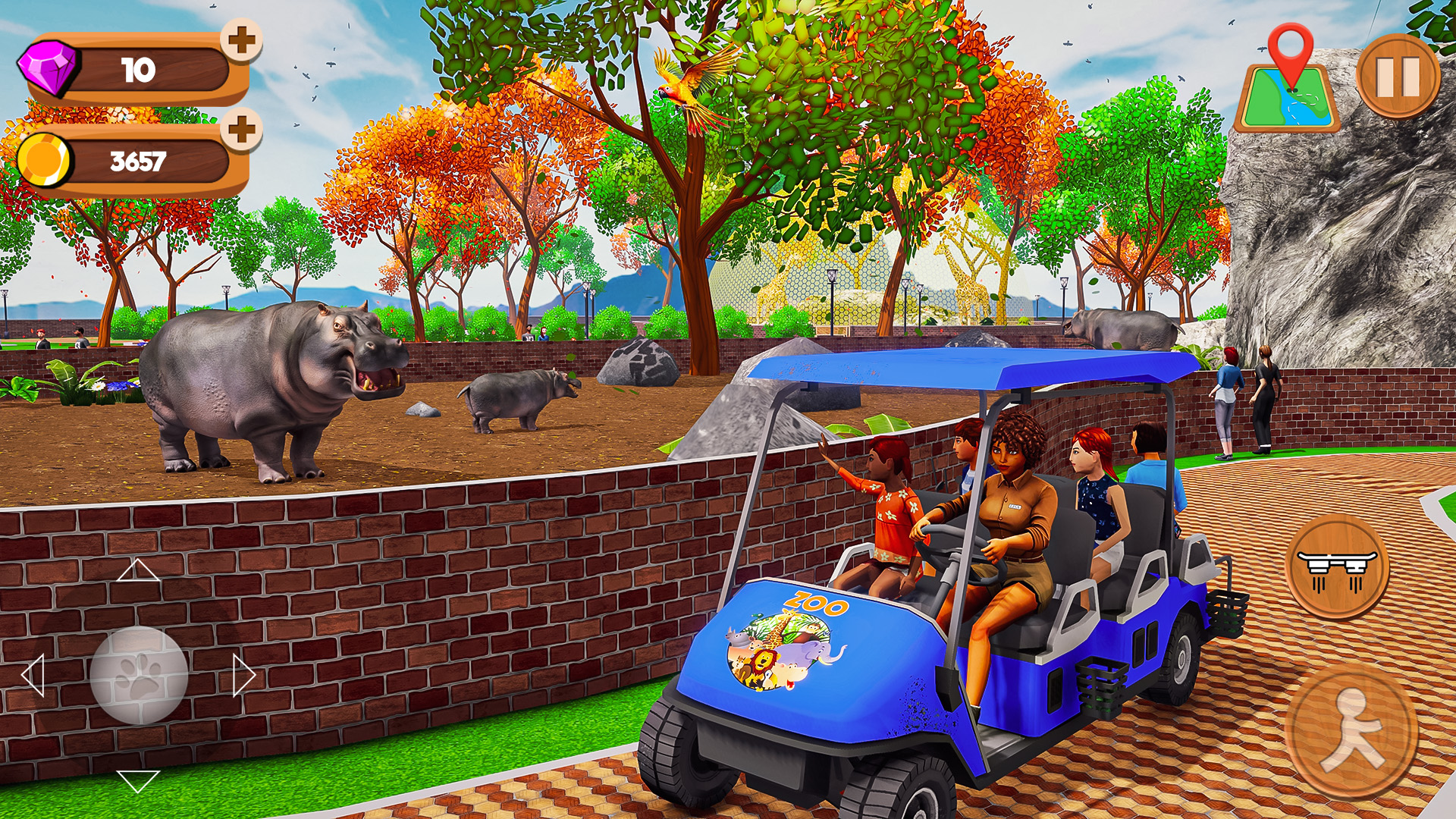 اسکرین شات 2 برنامه Zoo Keeper Craft Animal Park