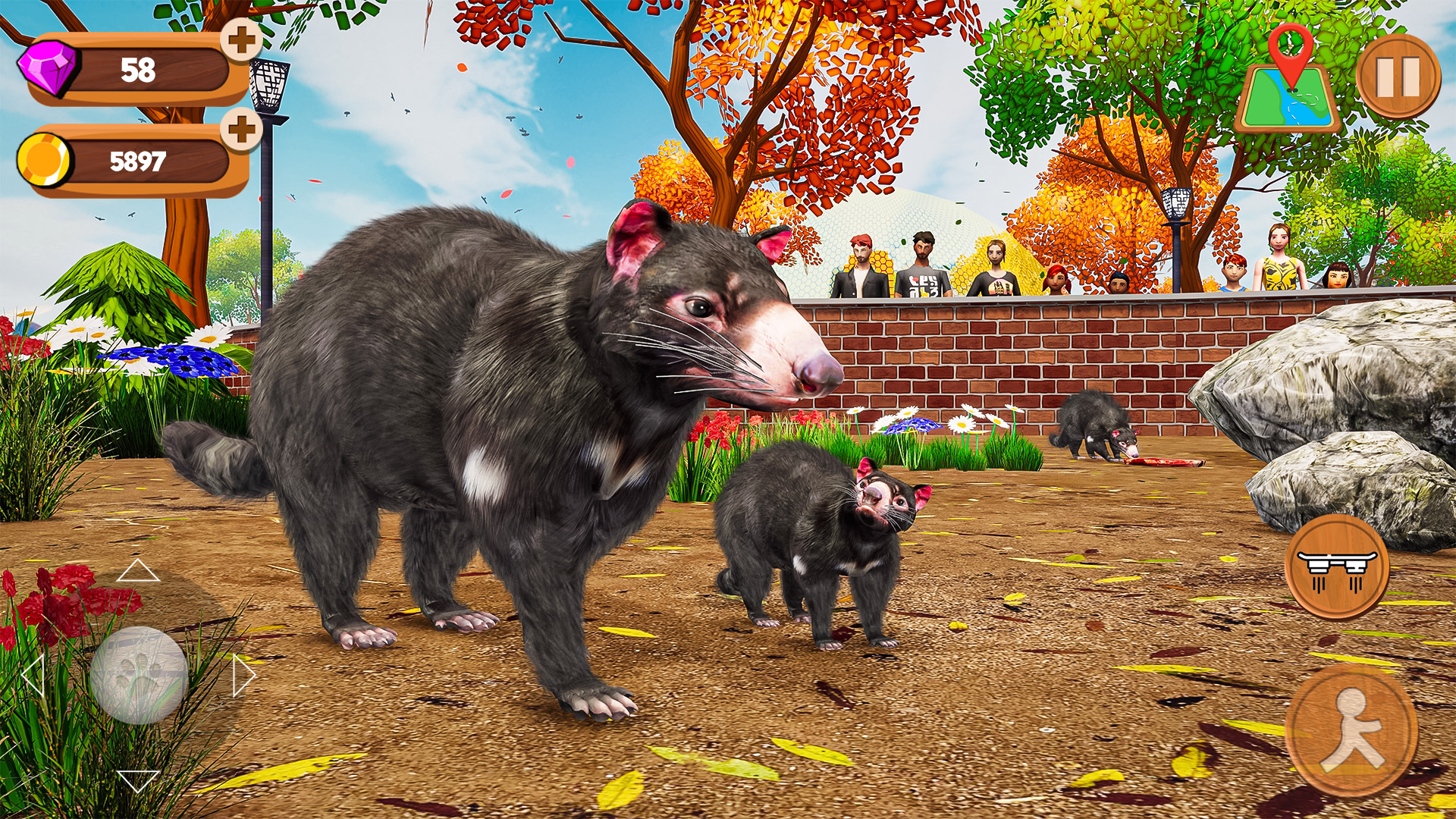 اسکرین شات 5 برنامه Zoo Keeper Craft Animal Park