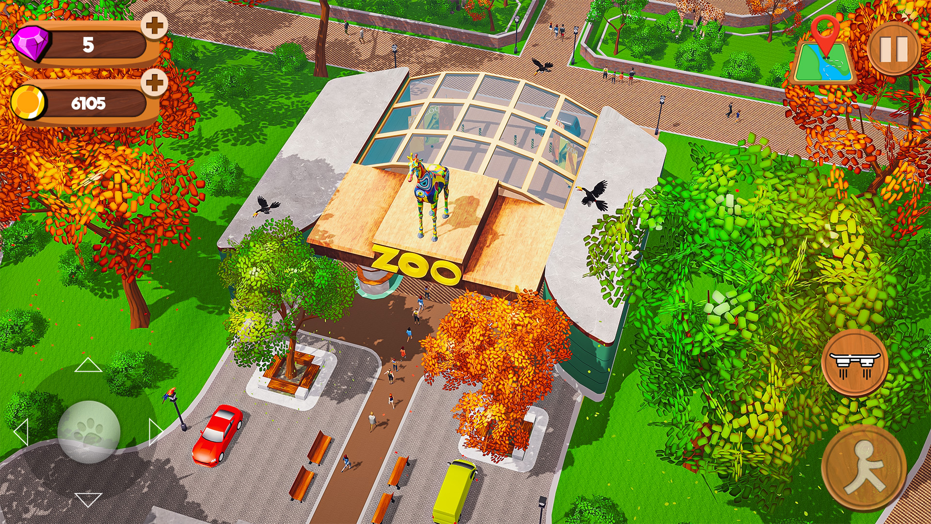اسکرین شات 1 برنامه Zoo Keeper Craft Animal Park