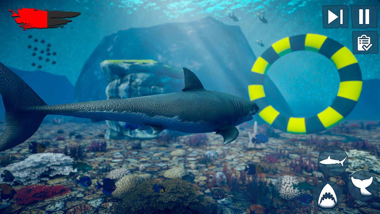 اسکرین شات بازی Real Survival Angry Shark Game 3