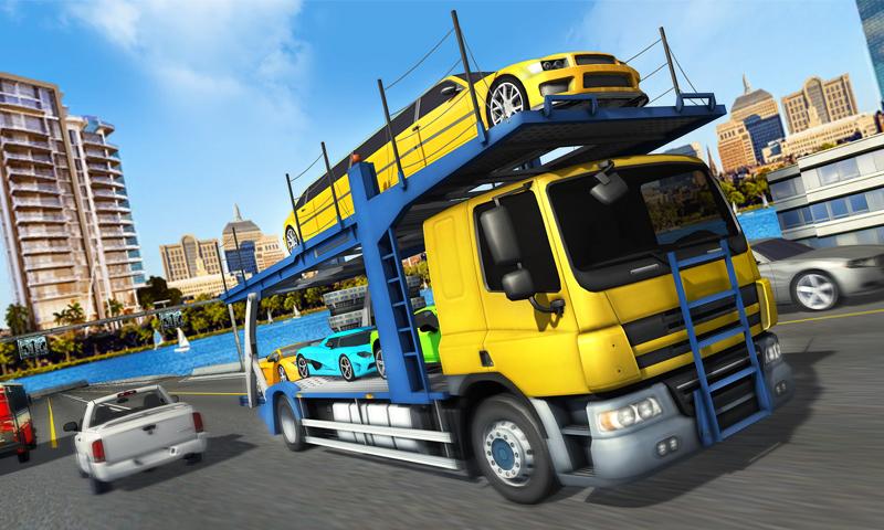 اسکرین شات 5 بازی Car Transporter Cargo Truck