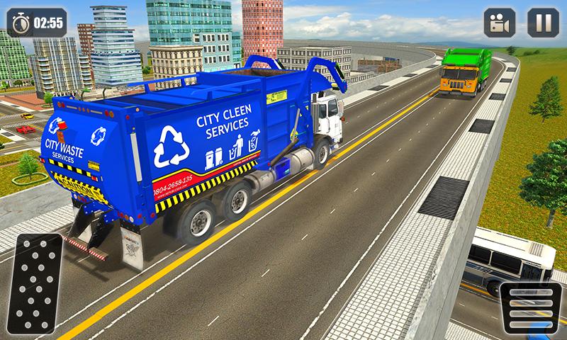 اسکرین شات 4 بازی Garbage Truck Driving Simulato