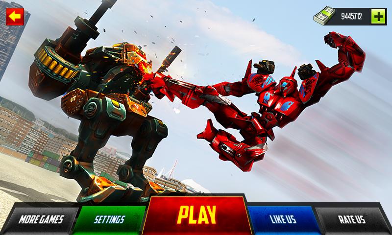 اسکرین شات 1 بازی Robot Car War Transform Fight