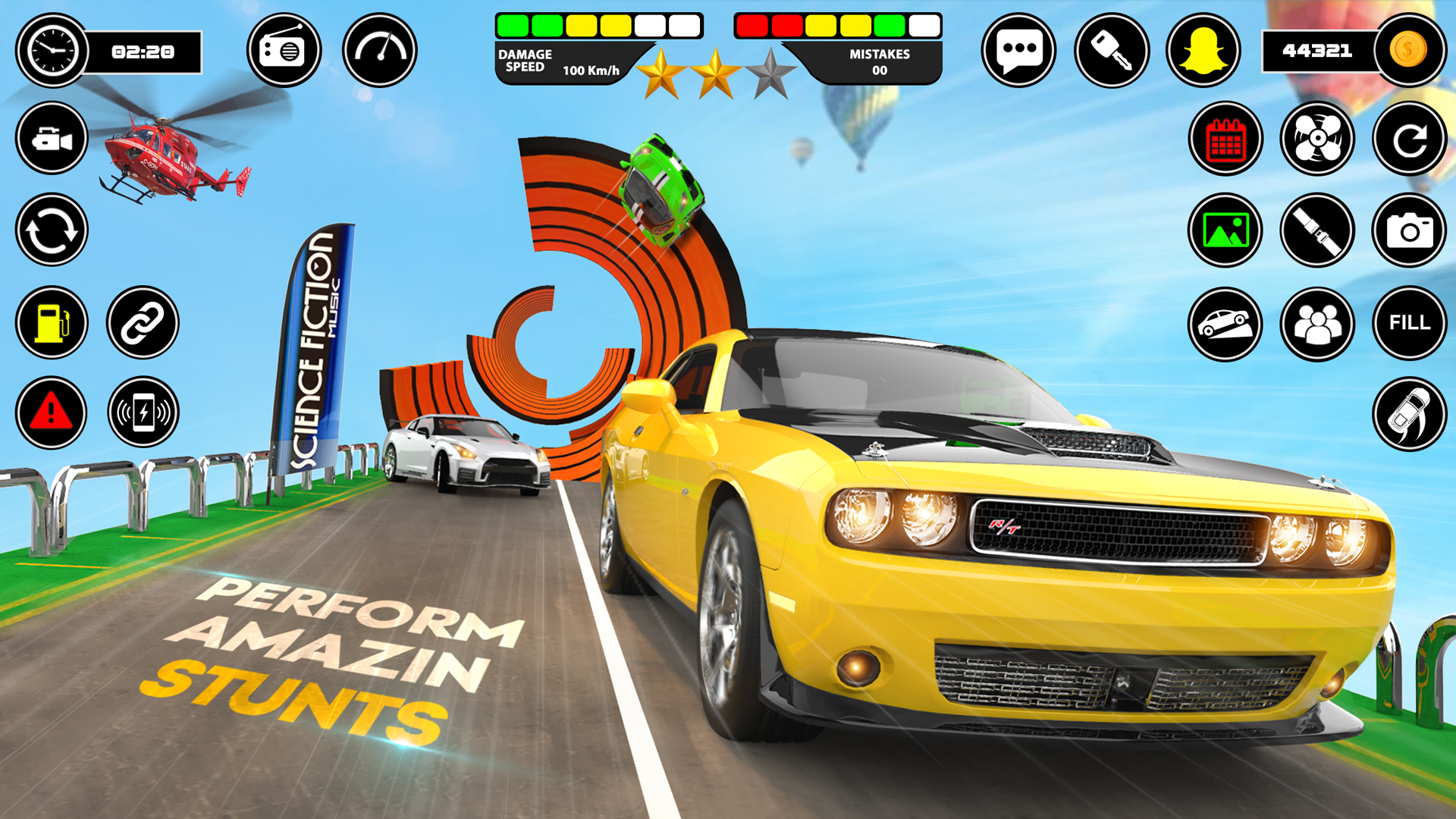 اسکرین شات 6 بازی Crazy Ramp Car Stunt Master 3D