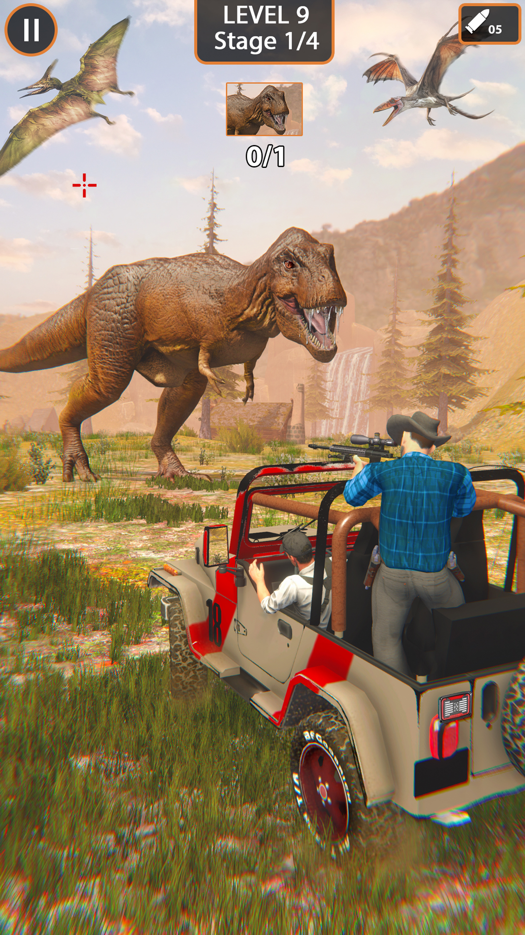 اسکرین شات 4 بازی Dino Hunter: Wild Shooting
