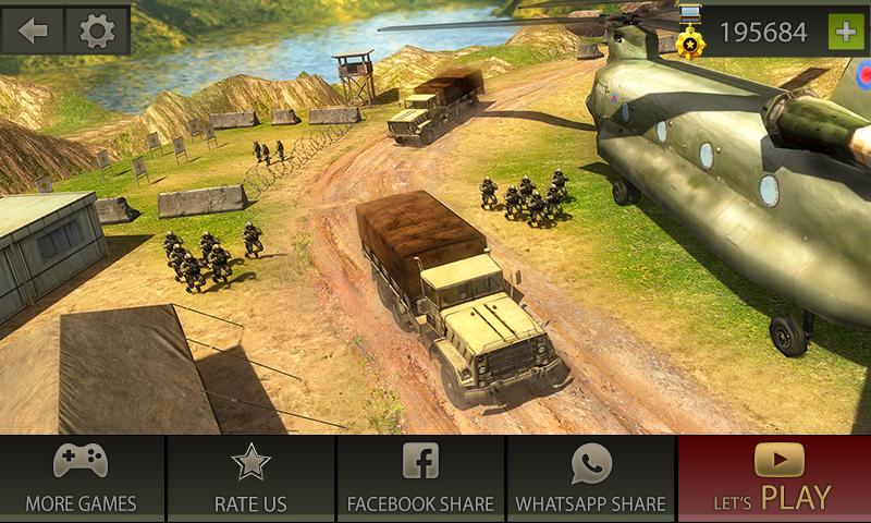 اسکرین شات 1 بازی US Army Vehicle Driving Game