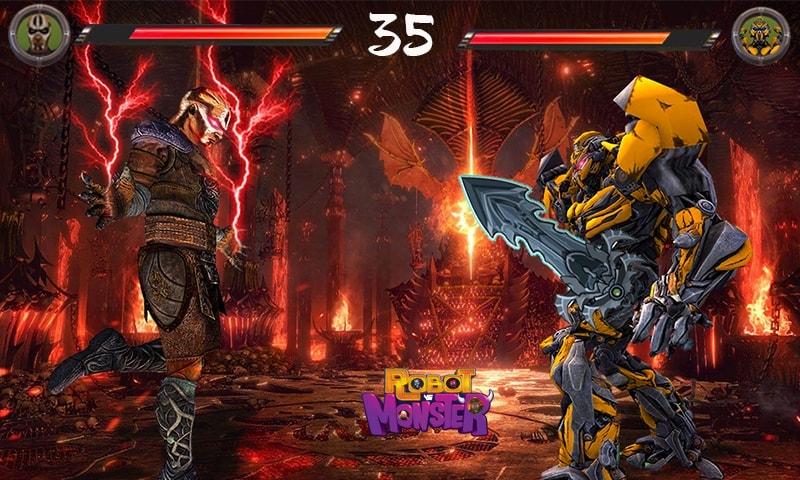 اسکرین شات 2 بازی Monster vs Robot Extreme Fight