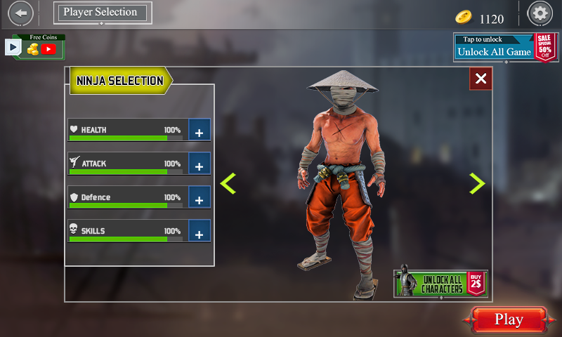 اسکرین شات 3 بازی Superhero Ninja Fighting Games