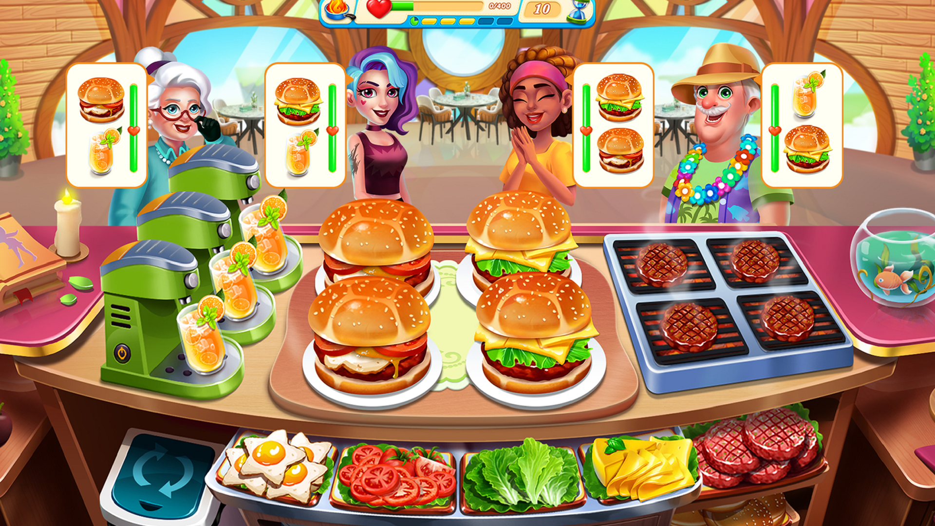 اسکرین شات 3 بازی Cooking Fairy: Food Games