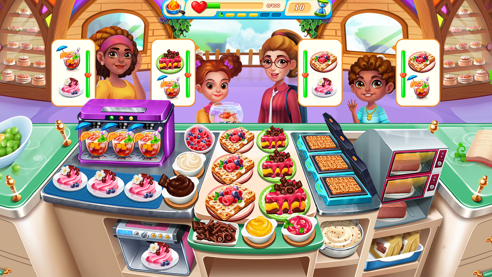 اسکرین شات 5 بازی Cooking Fairy: Food Games