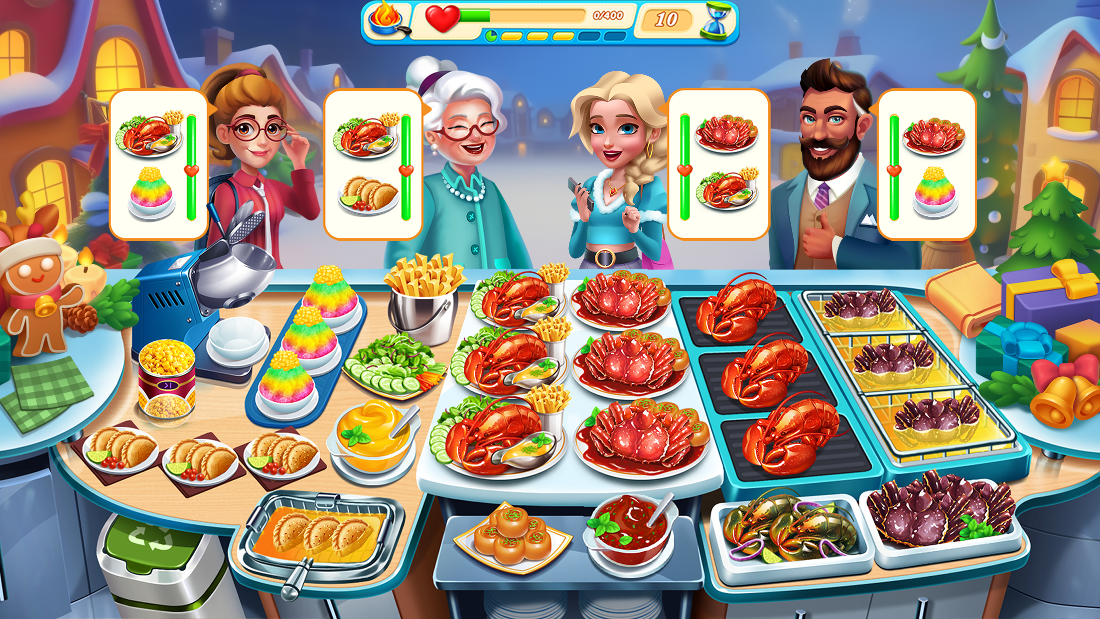 اسکرین شات 5 بازی Cooking Fairy: Paradise Island