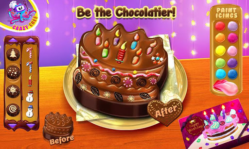 اسکرین شات 1 بازی Chocolate Maker Crazy Chef