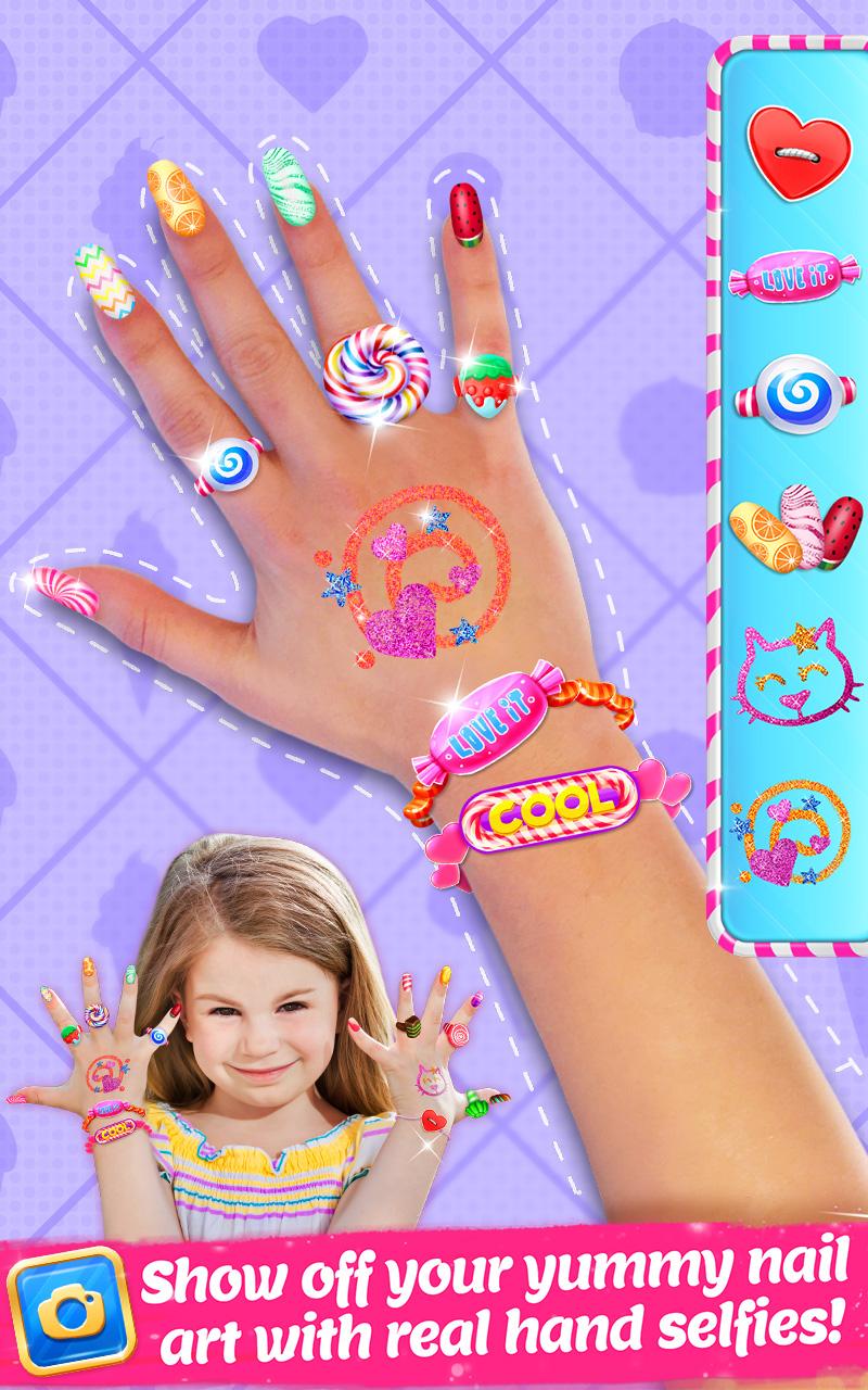اسکرین شات 1 بازی Candy Nail Art - Sweet Fashion