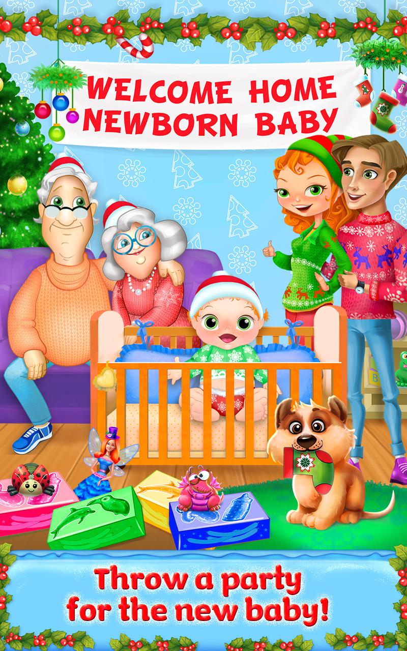 اسکرین شات 1 بازی My Newborn Sister-Xmas Miracle