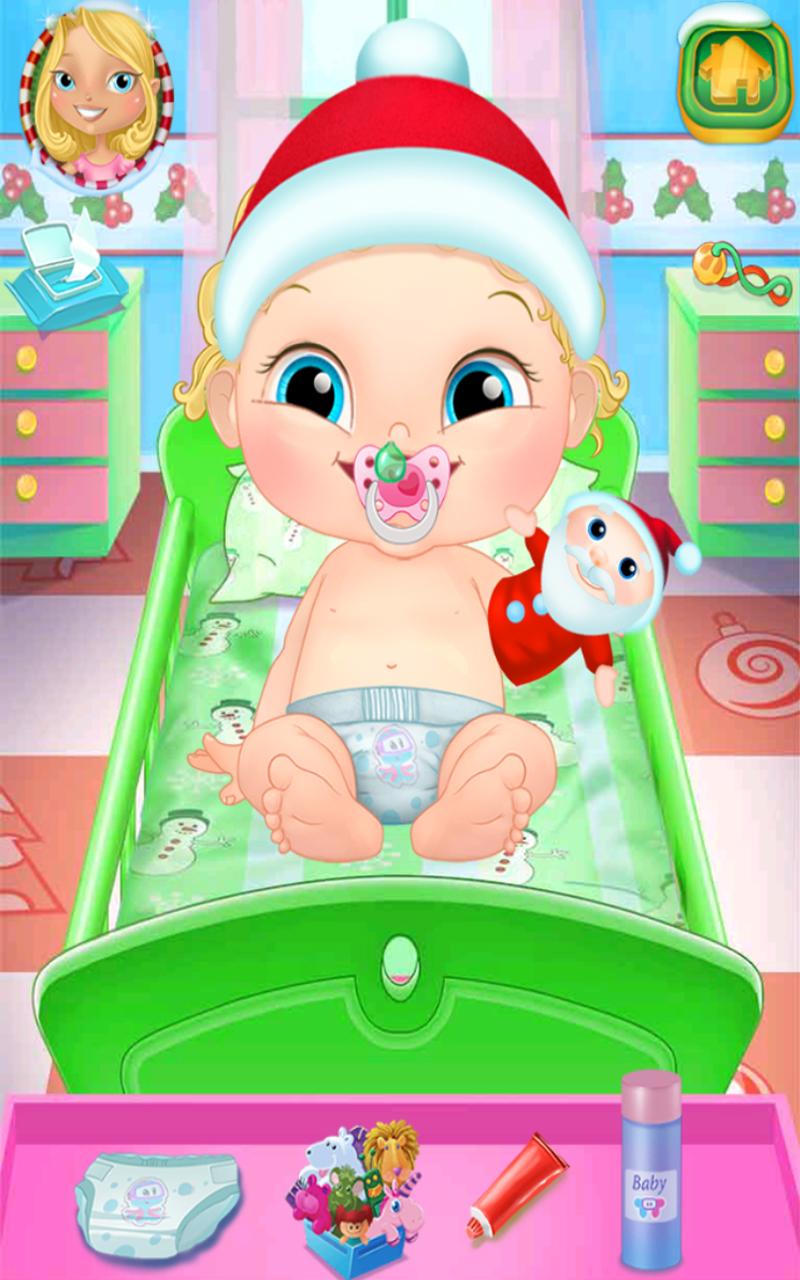 اسکرین شات 3 بازی My Newborn Sister-Xmas Miracle