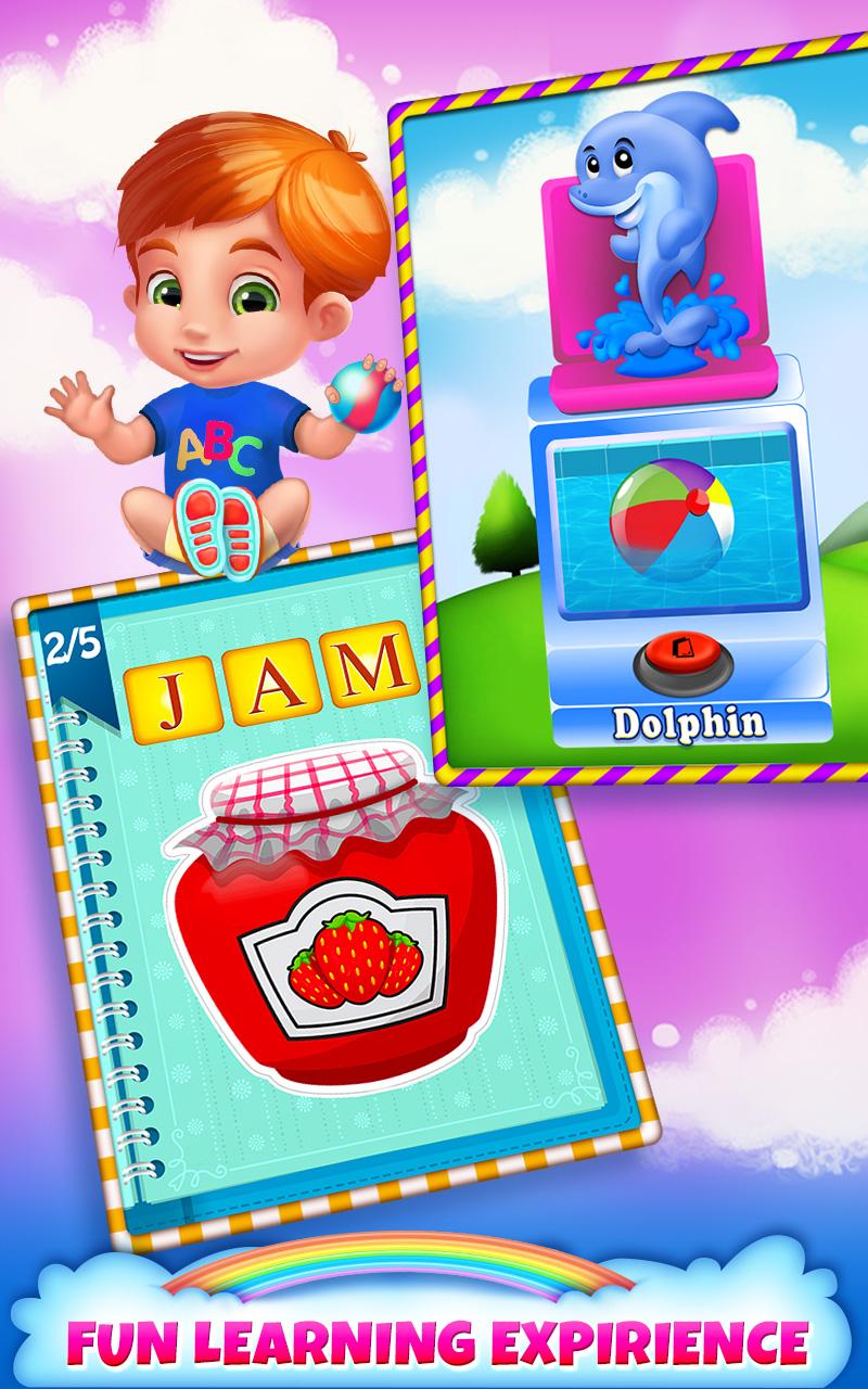 اسکرین شات 3 برنامه Phone for Kids - All in One