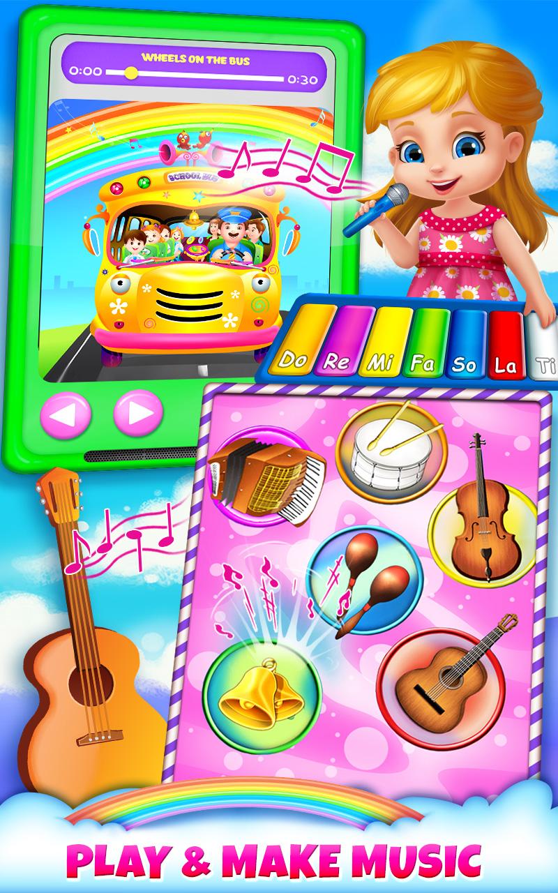 اسکرین شات 2 برنامه Phone for Kids - All in One