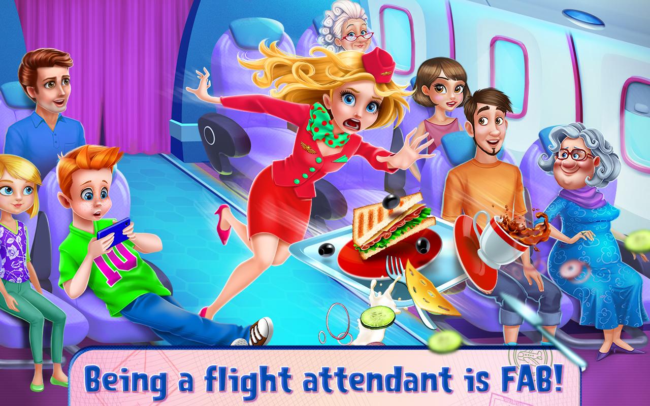 اسکرین شات 5 بازی Sky Girls - Flight Attendants