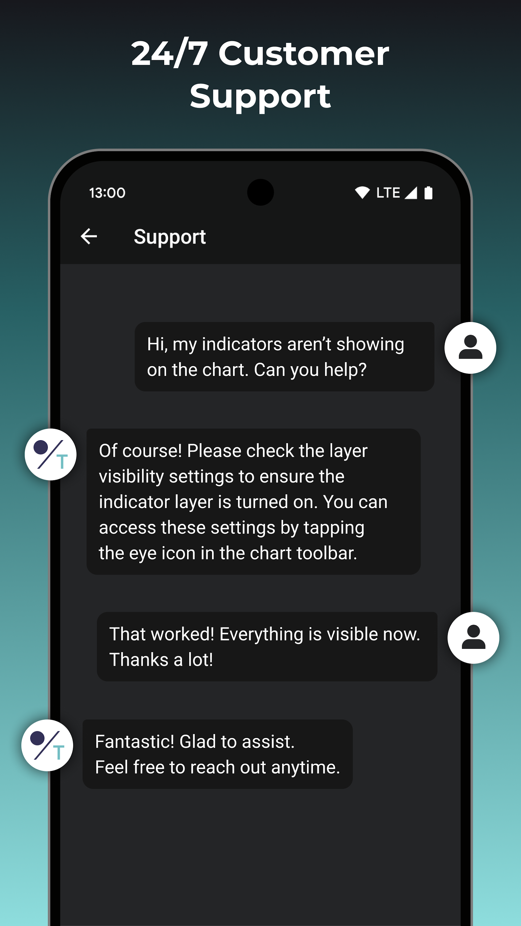 اسکرین شات 8 برنامه TabTrader: Crypto Terminal