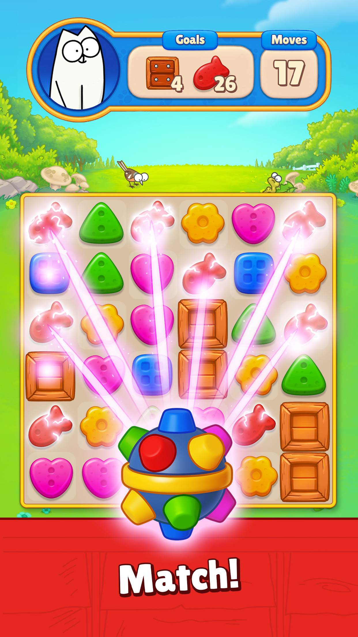 اسکرین شات 4 بازی Simon's Cat Match!