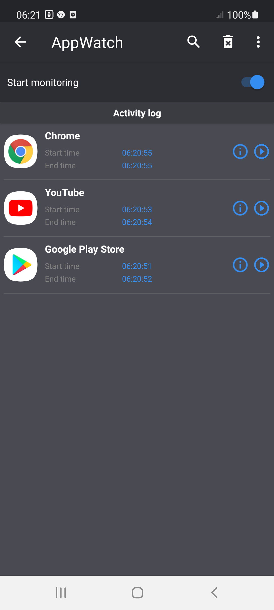 اسکرین شات 3 برنامه Appwatch - Pop Up Ads Removal