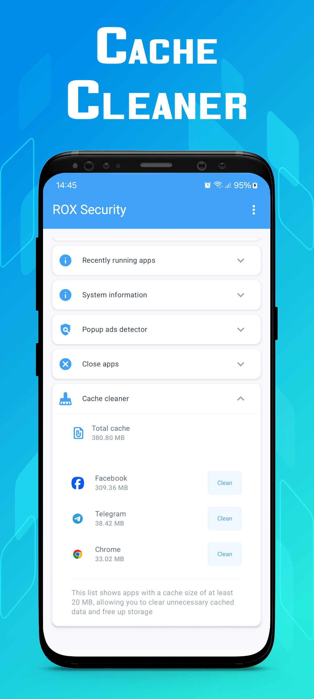 اسکرین شات 5 برنامه Ad Virus Cleaner -ROX Security