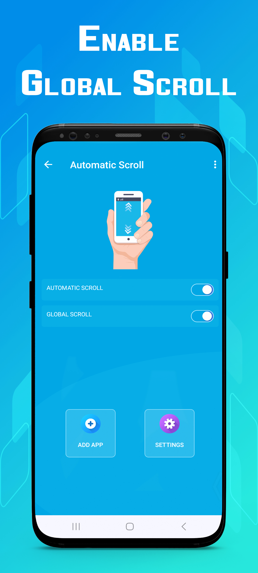 اسکرین شات 2 برنامه Automatic Scroll - Easy Scroll