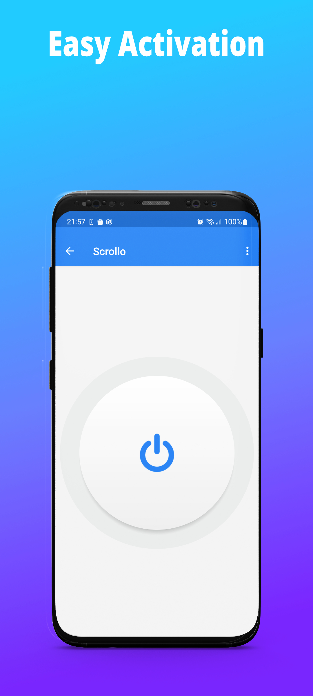 اسکرین شات 1 برنامه Scrollo: Auto Scroll up & down