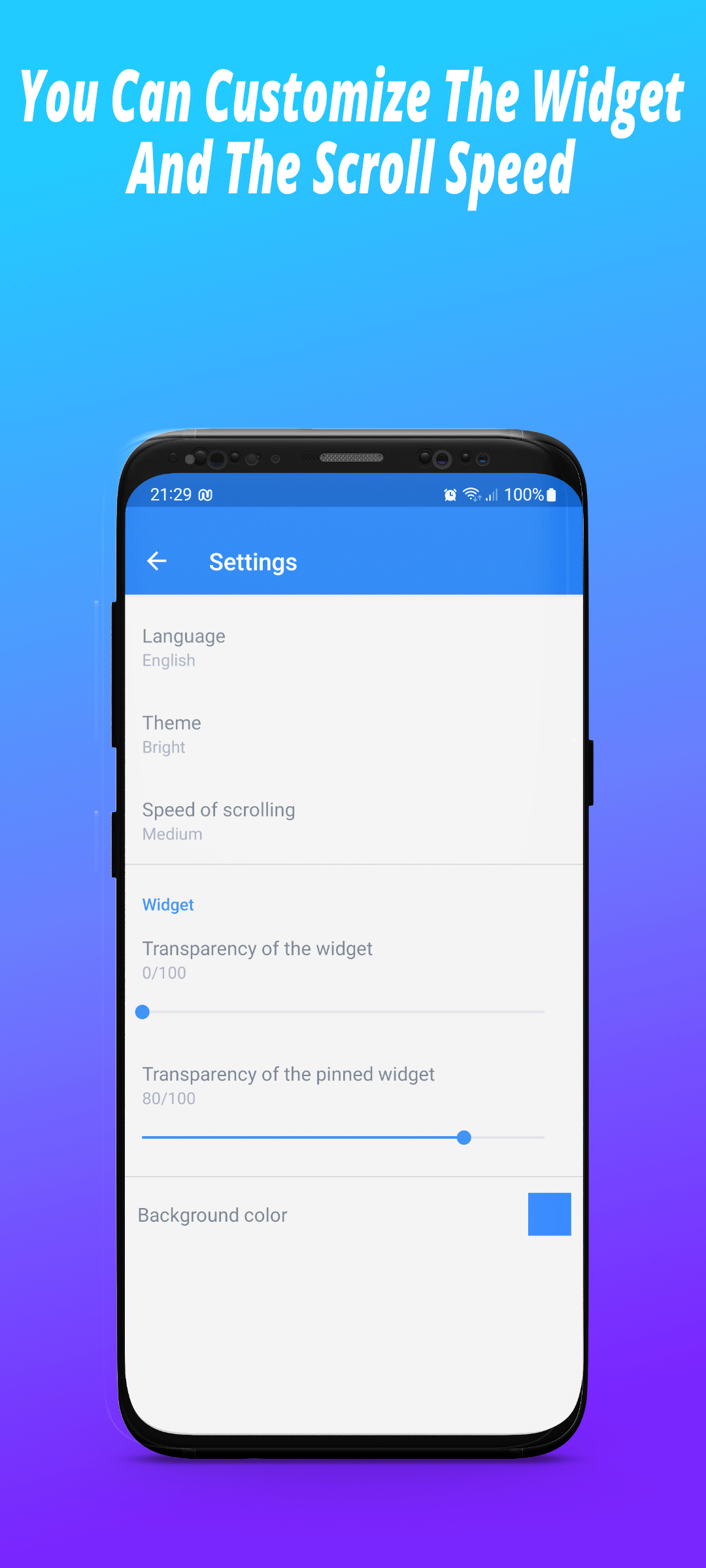 اسکرین شات 3 برنامه Scrollo: Auto Scroll up & down