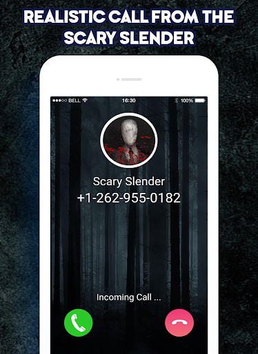 اسکرین شات 1 برنامه Chat And Vid Call Simulator For Slender Man’s