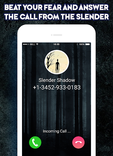 اسکرین شات 2 برنامه Chat And Vid Call Simulator For Slender Man’s