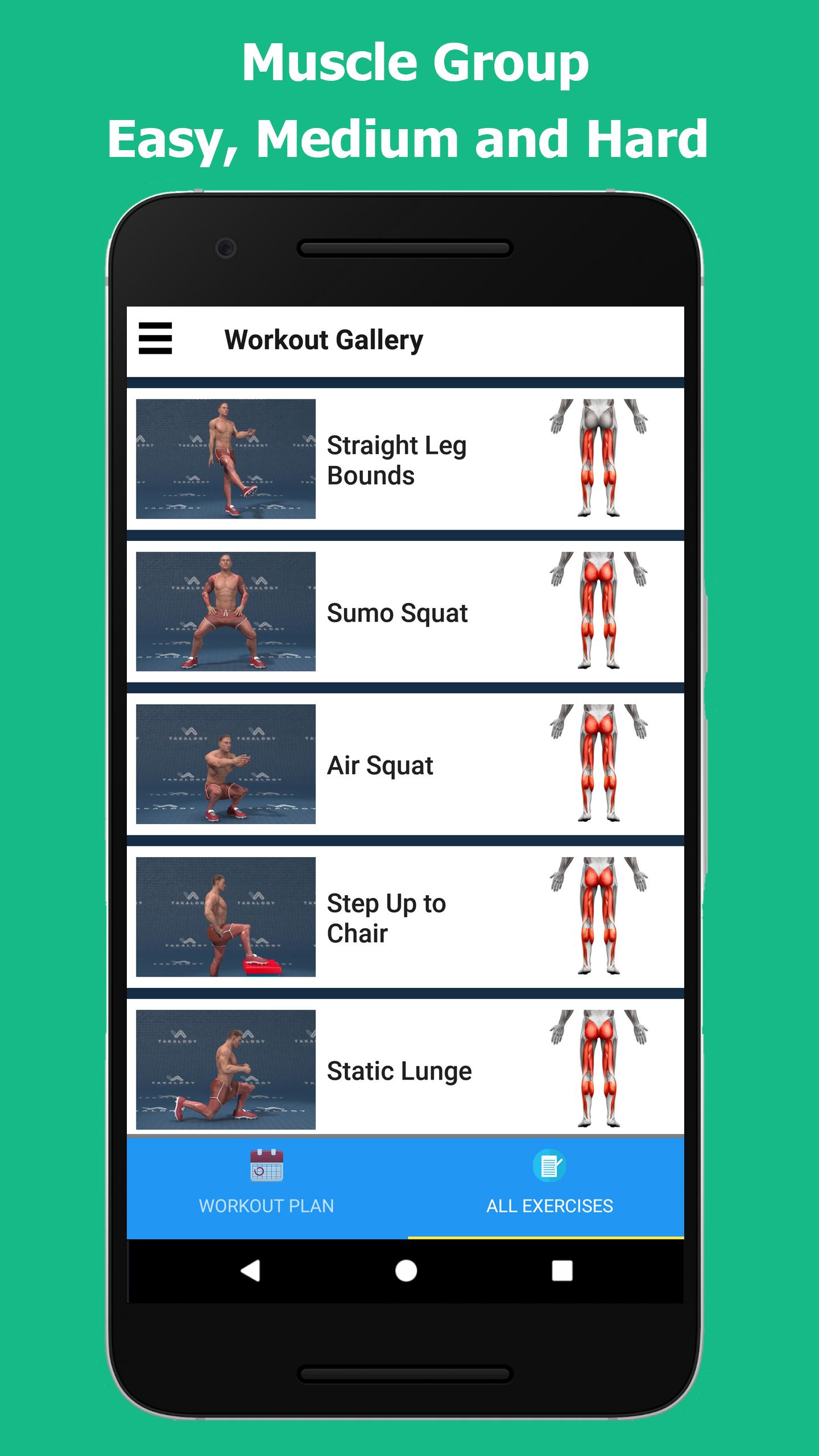 اسکرین شات 7 برنامه Strong Legs in 30 Days