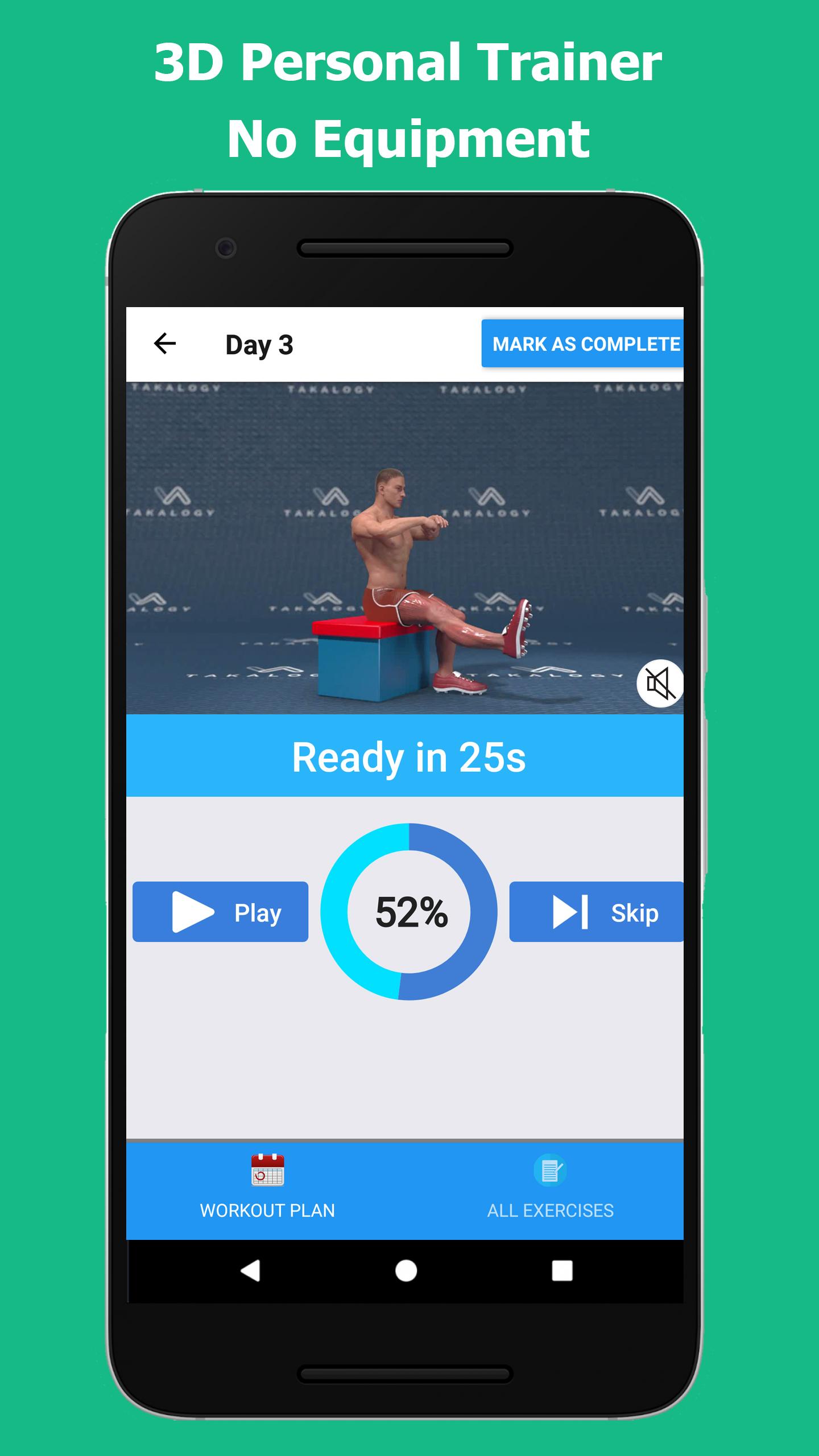 اسکرین شات 5 برنامه Strong Legs in 30 Days