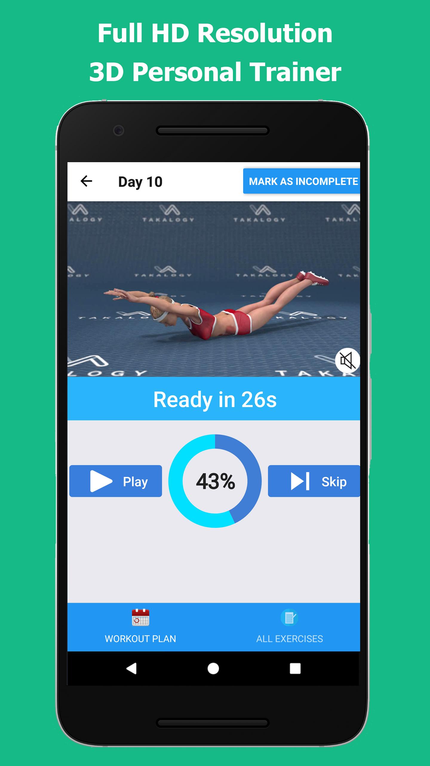 اسکرین شات 6 برنامه Lose Belly Fat in 30 Days