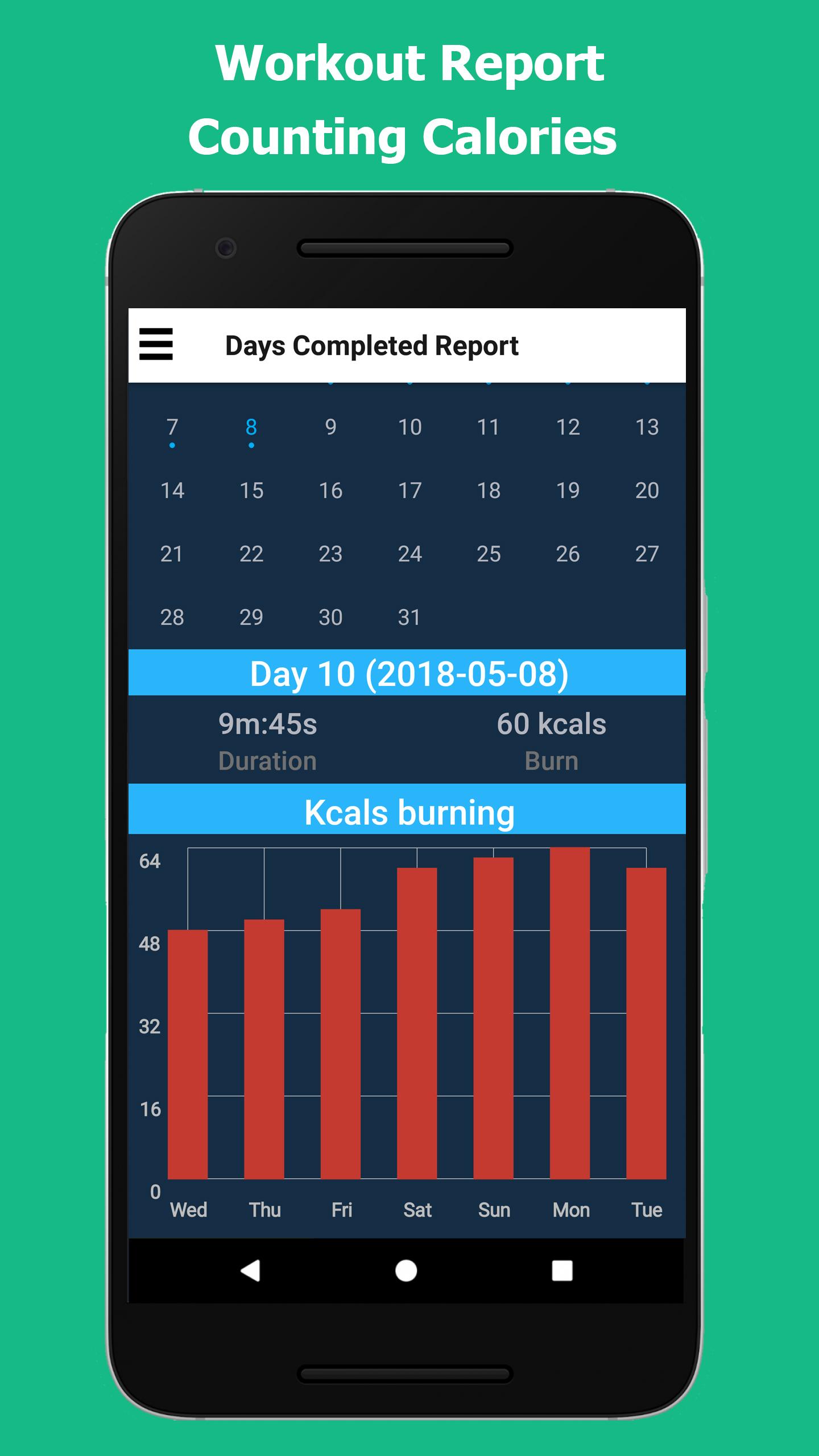 اسکرین شات 4 برنامه Lose Belly Fat in 30 Days