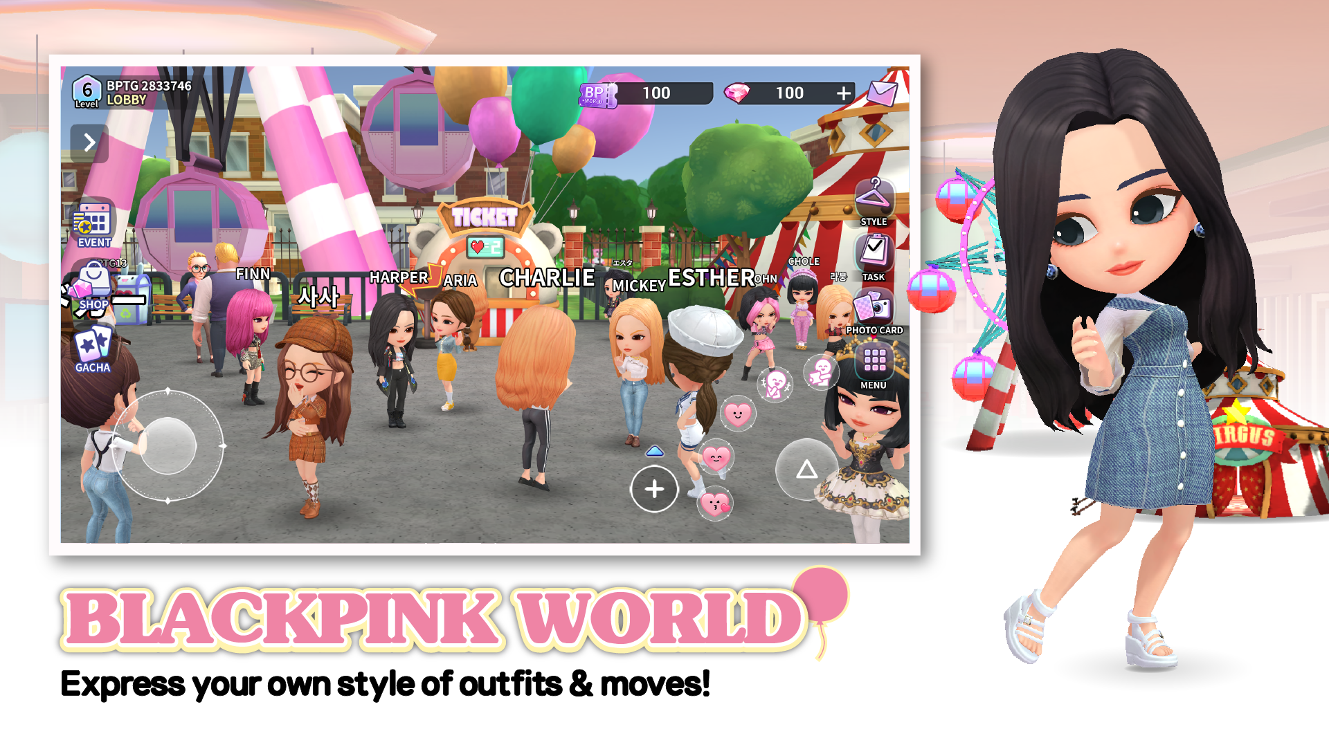 اسکرین شات 5 بازی BLACKPINK THE GAME