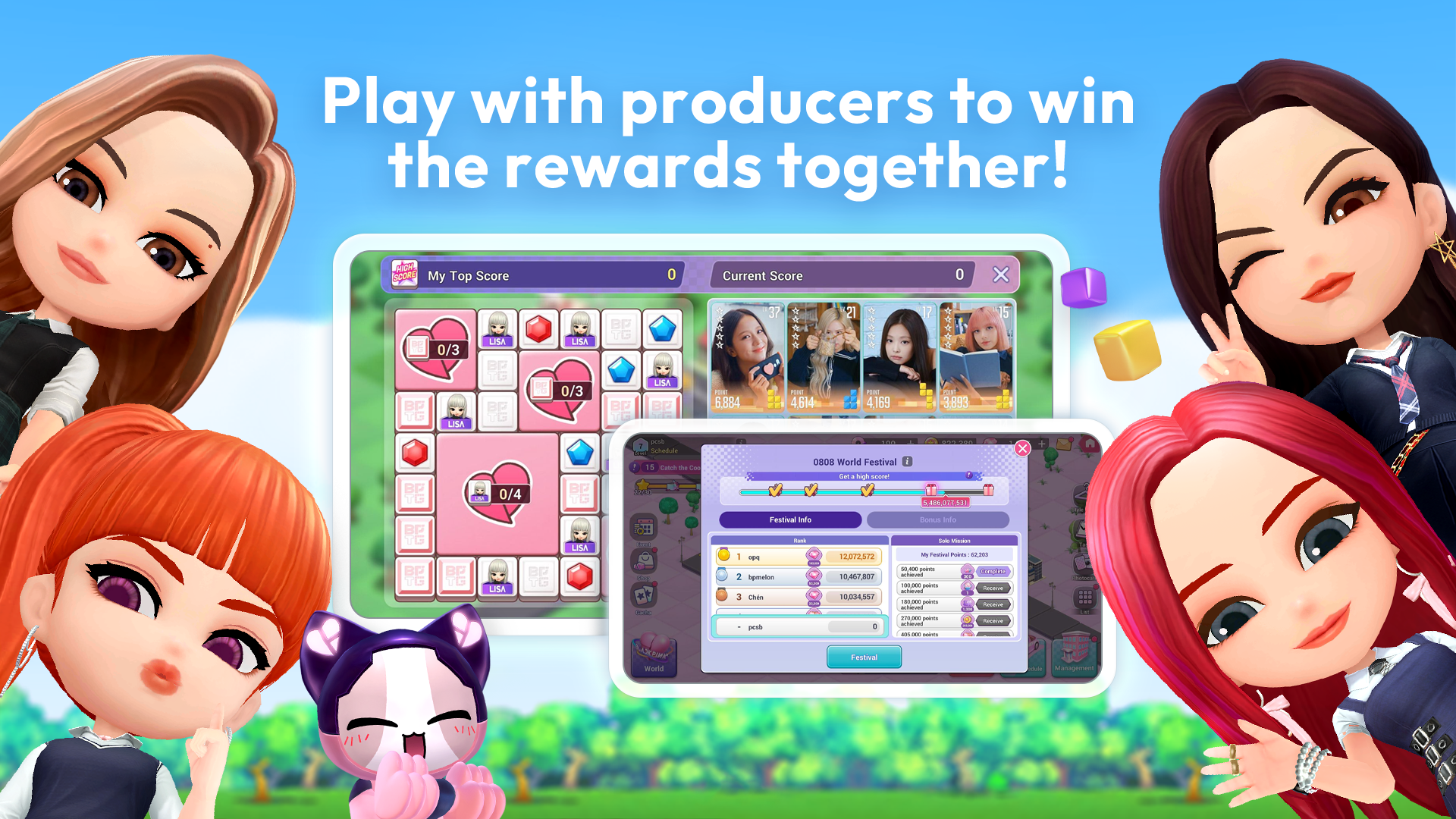 اسکرین شات 1 بازی BLACKPINK THE GAME